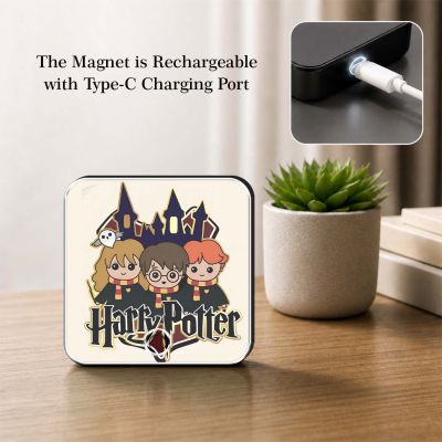Musical Fridge Magnet Harry Potter Theme Gift for Fans, Kids, Teens Rechargeable Speaker Harry Potter Theme Return Gift for Birthday